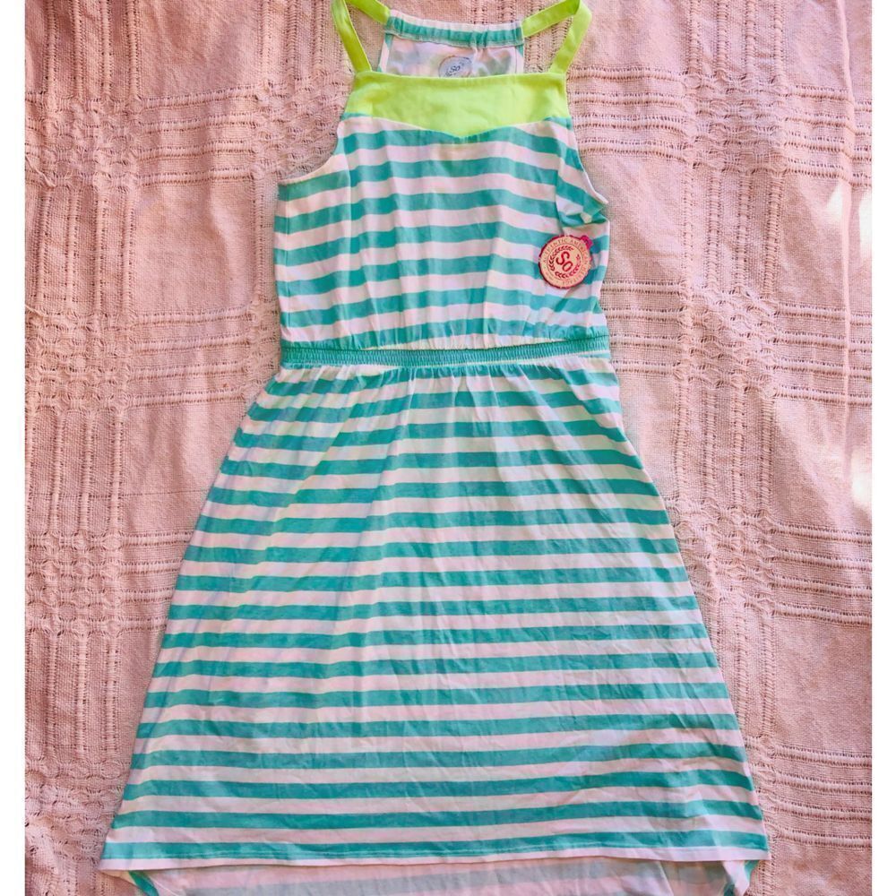 Nwt Girls Large (14) So Brand Sleeveless Hi/Lo Sundress